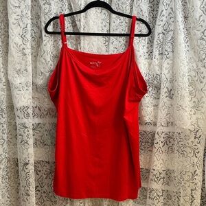 🩷 Terra & Sky Vibrant Red Camisole Top